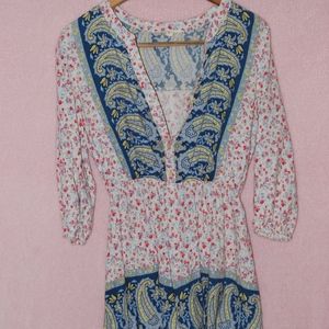 Paisley Romper size Small